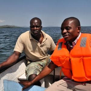 The sailor understands each and every route used by boats in Lake Victoria. #TembeaKenya.